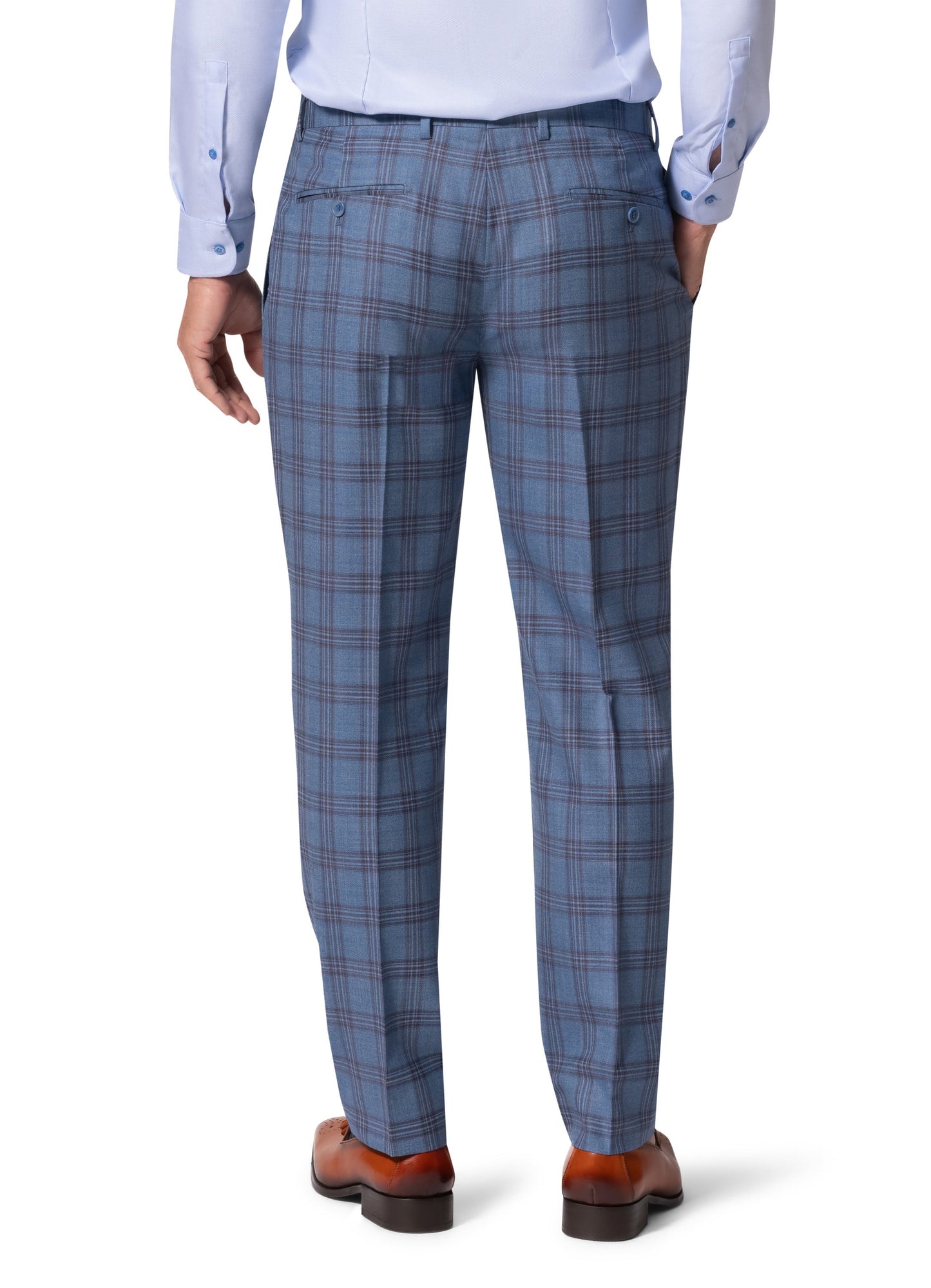 Berragamo Elegant - Faille Wool 10005.4098 D/B Slim Fit Suit
