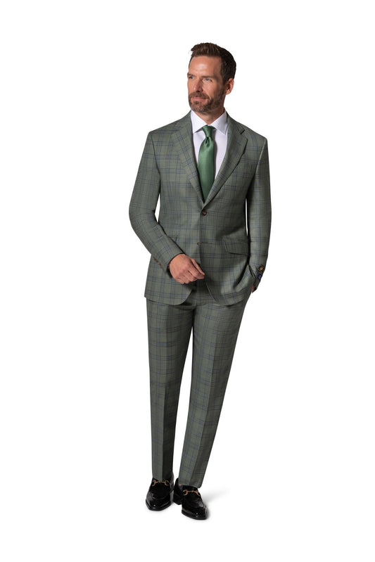 Berragamo Elegant - Faille Wool 10005.4098 S/B Slim Fit Suit